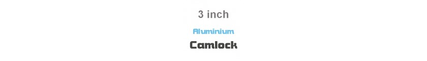 Aluminium Camlock 3 inch Fittings